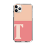 Slim Protection Case［ Original - initial two tone - T pink ］