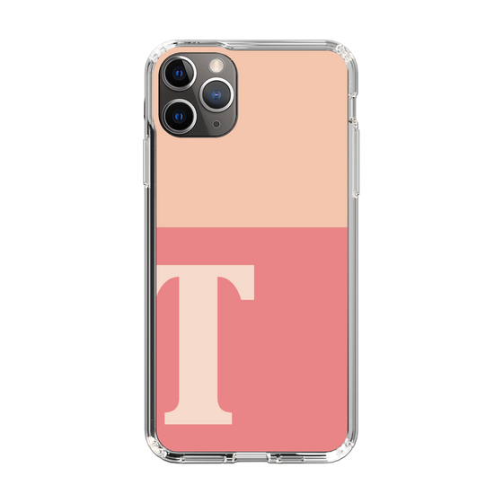 Slim Protection Case［ Original - initial two tone - T pink ］
