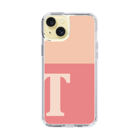 Slim Protection Case［ Original - initial two tone - T pink ］