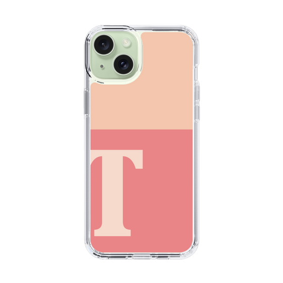 Slim Protection Case［ Original - initial two tone - T pink ］