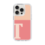 Slim Protection Case［ Original - initial two tone - T pink ］