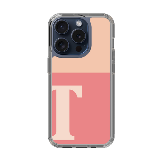 Slim Protection Case［ Original - initial two tone - T pink ］