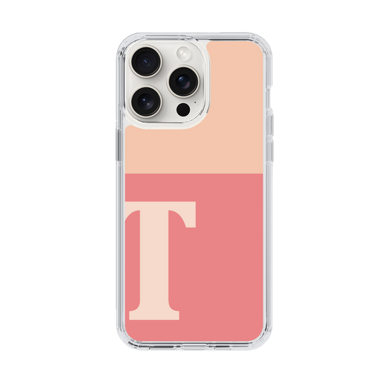 Slim Protection Case［ Original - initial two tone - T pink ］