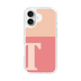 Slim Protection Case［ オリジナル - initial two tone - T pink ］