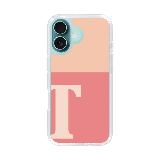 Slim Protection Case［ オリジナル - initial two tone - T pink ］
