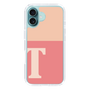 Slim Protection Case［ オリジナル - initial two tone - T pink ］
