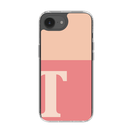 Slim Protection Case［ Original - initial two tone - T pink ］