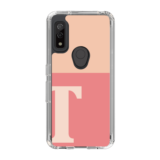 Slim Protection Case［ Original - initial two tone - T pink ］
