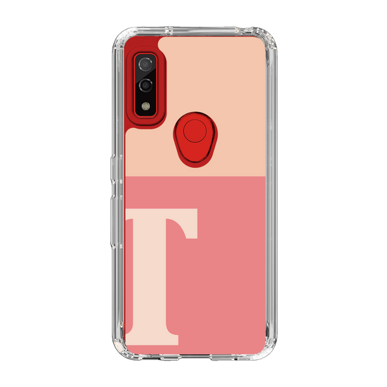 Slim Protection Case［ Original - initial two tone - T pink ］