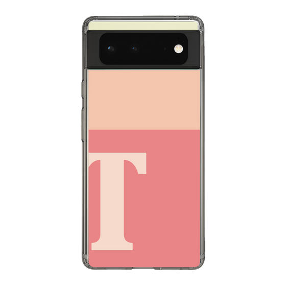 Slim Protection Case［ Original - initial two tone - T pink ］