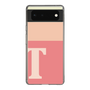 Slim Protection Case［ Original - initial two tone - T pink ］