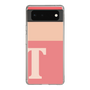 Slim Protection Case［ Original - initial two tone - T pink ］
