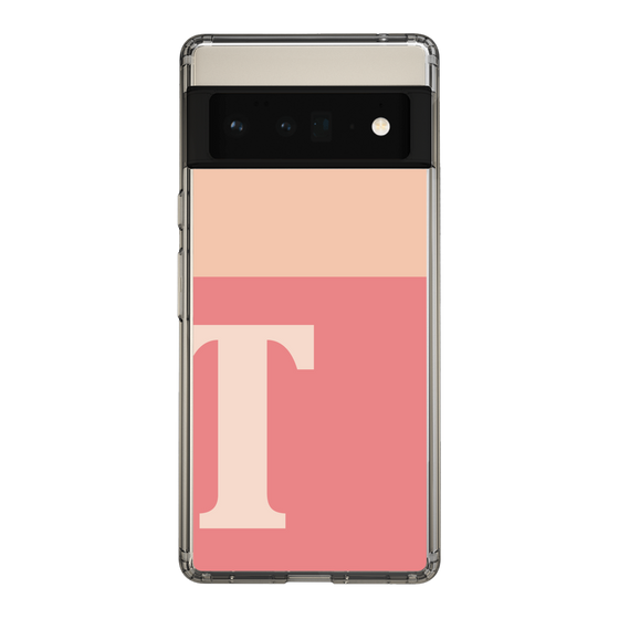Slim Protection Case［ Original - initial two tone - T pink ］