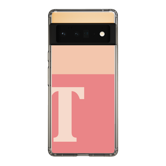 Slim Protection Case［ Original - initial two tone - T pink ］