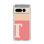Slim Protection Case［ Original - initial two tone - T pink ］