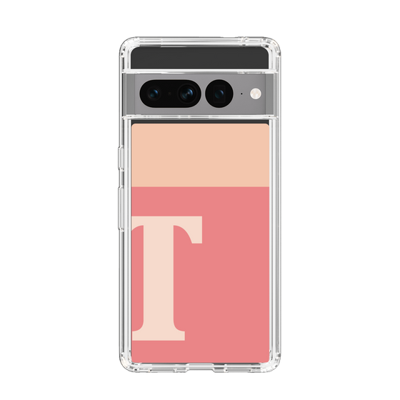 Slim Protection Case［ Original - initial two tone - T pink ］