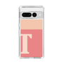 Slim Protection Case［ Original - initial two tone - T pink ］