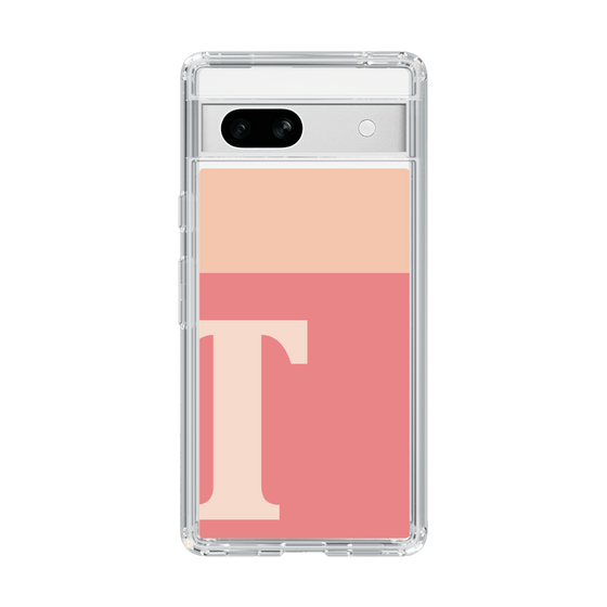 Slim Protection Case［ Original - initial two tone - T pink ］