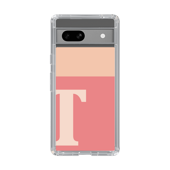 Slim Protection Case［ Original - initial two tone - T pink ］