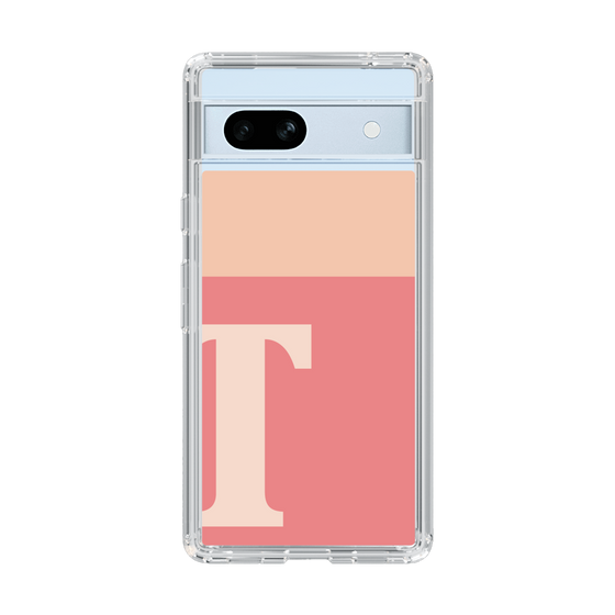 Slim Protection Case［ Original - initial two tone - T pink ］
