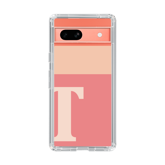 Slim Protection Case［ Original - initial two tone - T pink ］