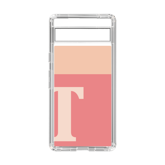 Slim Protection Case［ Original - initial two tone - T pink ］