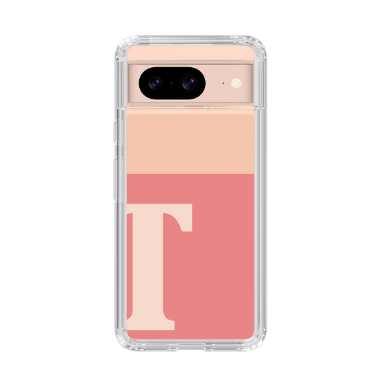 Slim Protection Case［ Original - initial two tone - T pink ］