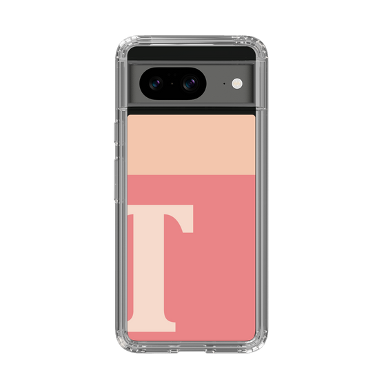 Slim Protection Case［ Original - initial two tone - T pink ］