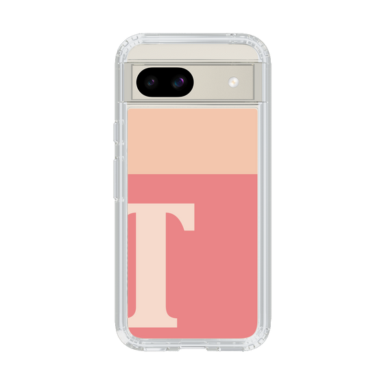 Slim Protection Case［ Original - initial two tone - T pink ］