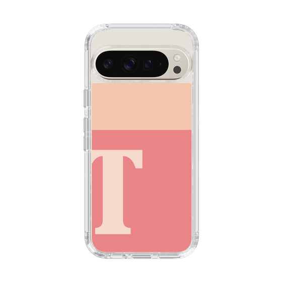 Slim Protection Case［ Original - initial two tone - T pink ］