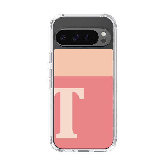 Slim Protection Case［ Original - initial two tone - T pink ］