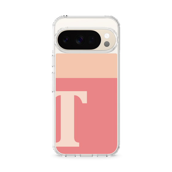 Slim Protection Case［ Original - initial two tone - T pink ］