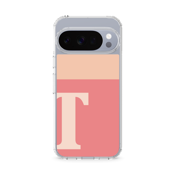 Slim Protection Case［ Original - initial two tone - T pink ］