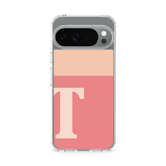 Slim Protection Case［ Original - initial two tone - T pink ］