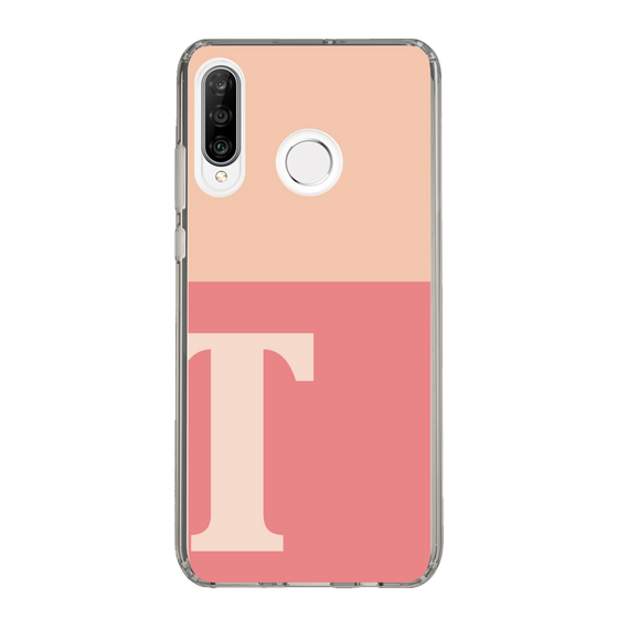 Slim Protection Case［ Original - initial two tone - T pink ］