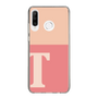 Slim Protection Case［ Original - initial two tone - T pink ］