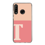 Slim Protection Case［ Original - initial two tone - T pink ］