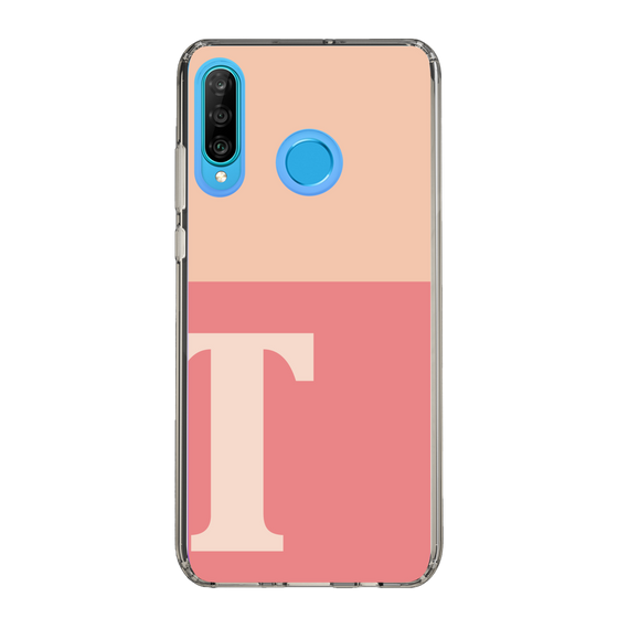 Slim Protection Case［ Original - initial two tone - T pink ］
