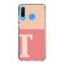 Slim Protection Case［ Original - initial two tone - T pink ］