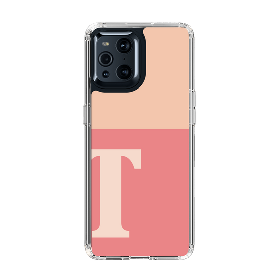 Slim Protection Case［ Original - initial two tone - T pink ］