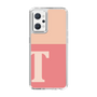 Slim Protection Case［ Original - initial two tone - T pink ］