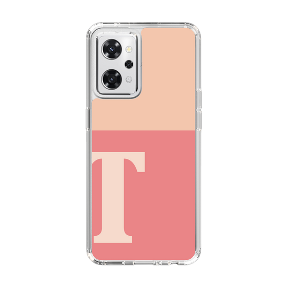 Slim Protection Case［ オリジナル - initial two tone - T pink ］