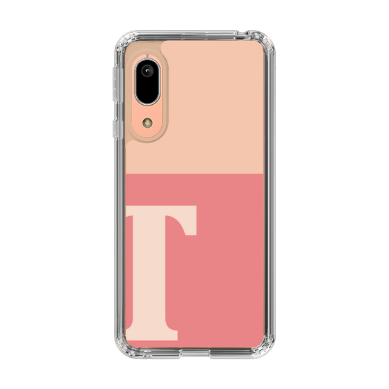 Slim Protection Case［ Original - initial two tone - T pink ］