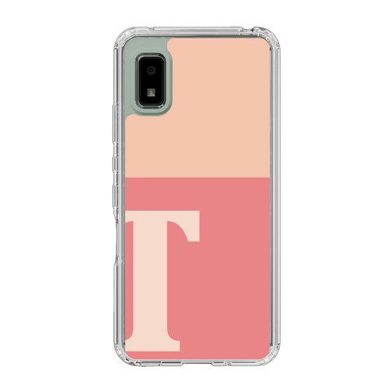 Slim Protection Case［ Original - initial two tone - T pink ］