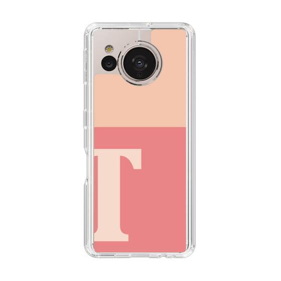 Slim Protection Case［ Original - initial two tone - T pink ］