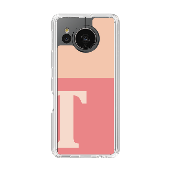 Slim Protection Case［ Original - initial two tone - T pink ］
