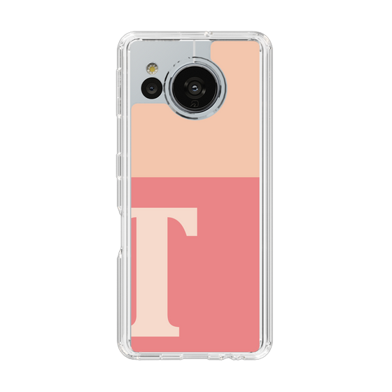 Slim Protection Case［ Original - initial two tone - T pink ］