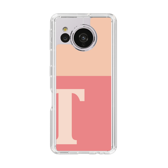 Slim Protection Case［ Original - initial two tone - T pink ］