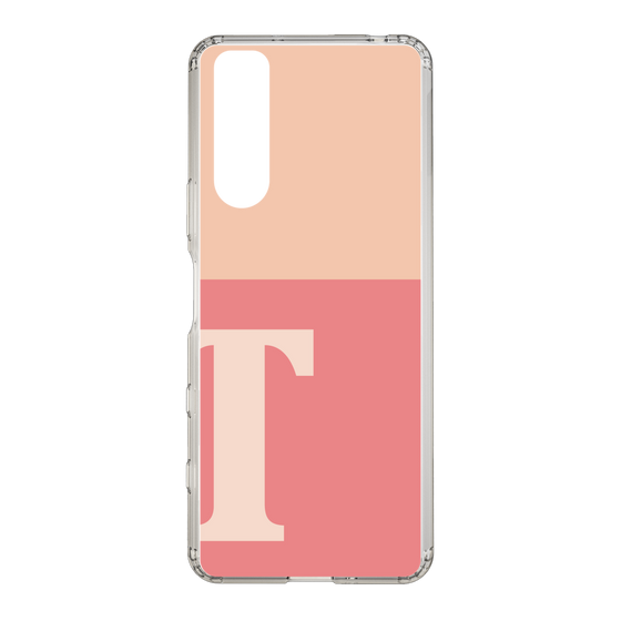 Slim Protection Case［ Original - initial two tone - T pink ］