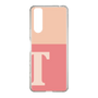 Slim Protection Case［ Original - initial two tone - T pink ］